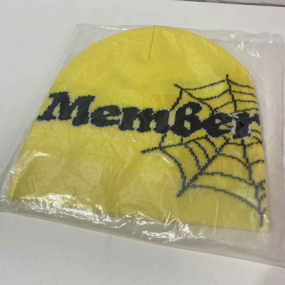 NEW Lot of 2 Rich Member 333 Pink & Yellow One Size Beanies